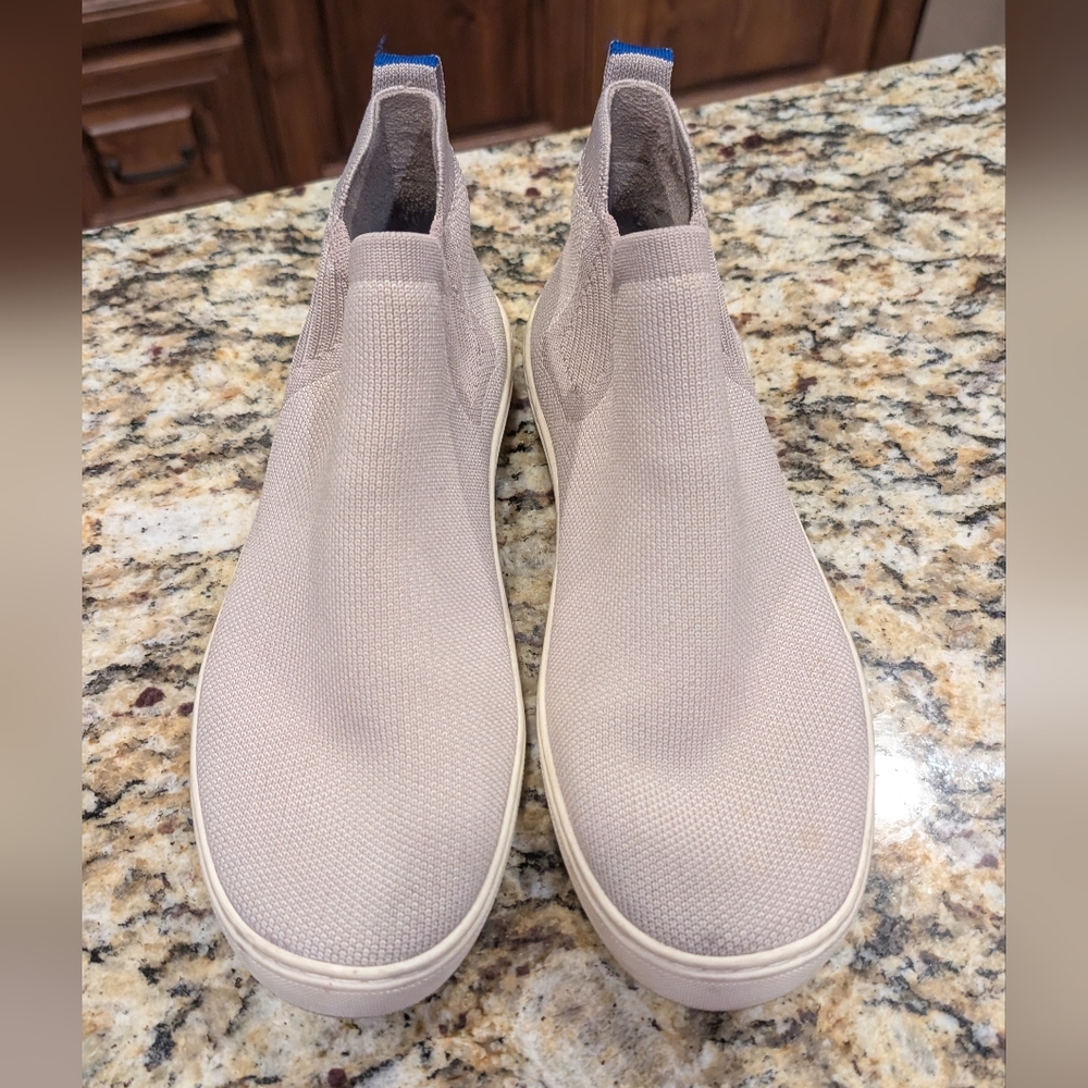 Rothy's Chelsea Boot Size 8 Lilac Gray